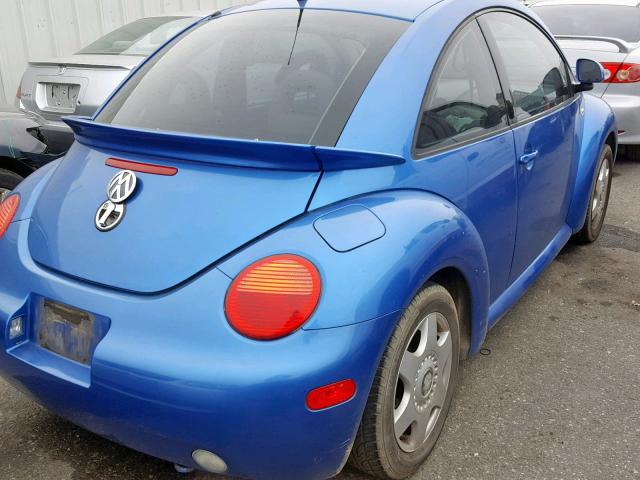 3VWCC21C0YM475386 - 2000 VOLKSWAGEN NEW BEETLE Mavi foto 4