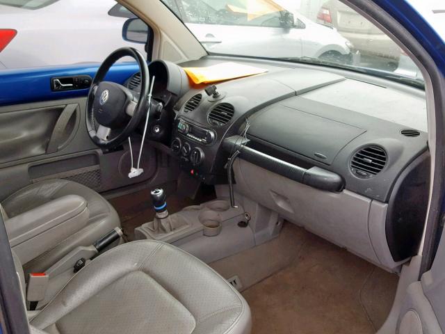 3VWCC21C0YM475386 - 2000 VOLKSWAGEN NEW BEETLE Mavi foto 5