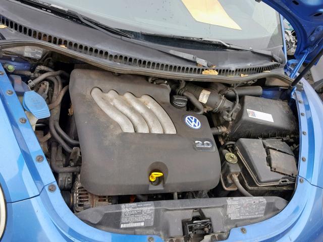 3VWCC21C0YM475386 - 2000 VOLKSWAGEN NEW BEETLE Mavi foto 7