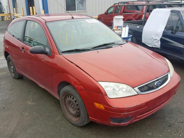 3FAFP31N25R158497 - 2005 FORD FOCUS ZX3 BURGUNDY photo 1