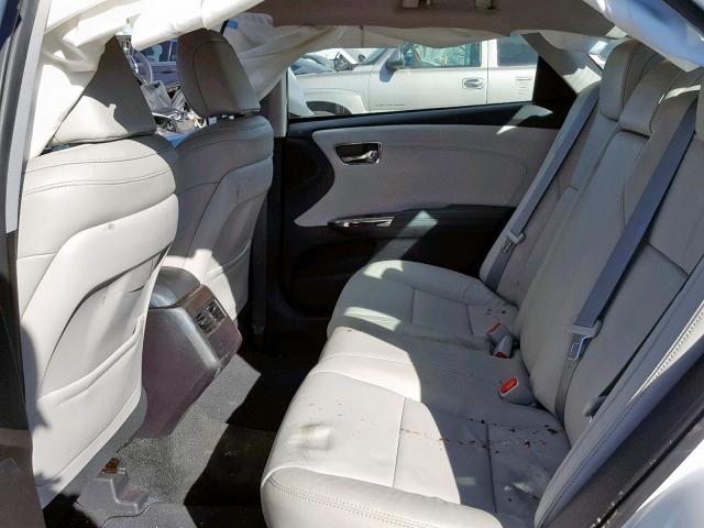 4T1BK1EB3JU274267 - 2018 TOYOTA AVALON XLE WHITE photo 6