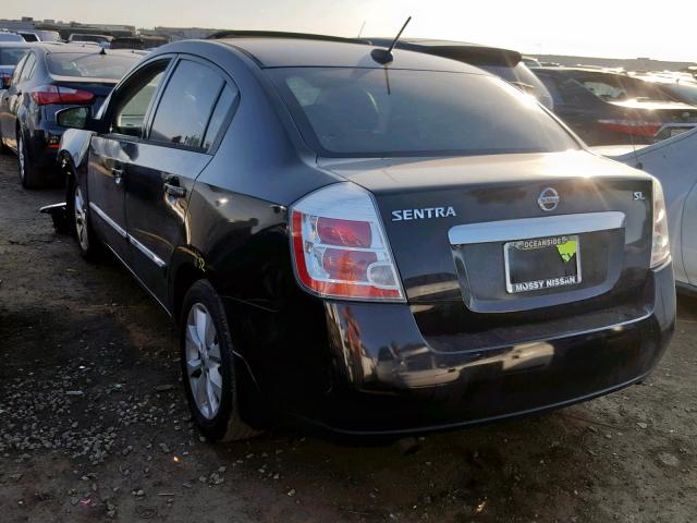 3N1AB6AP2AL653501 - 2010 NISSAN SENTRA 2.0 BLACK photo 3