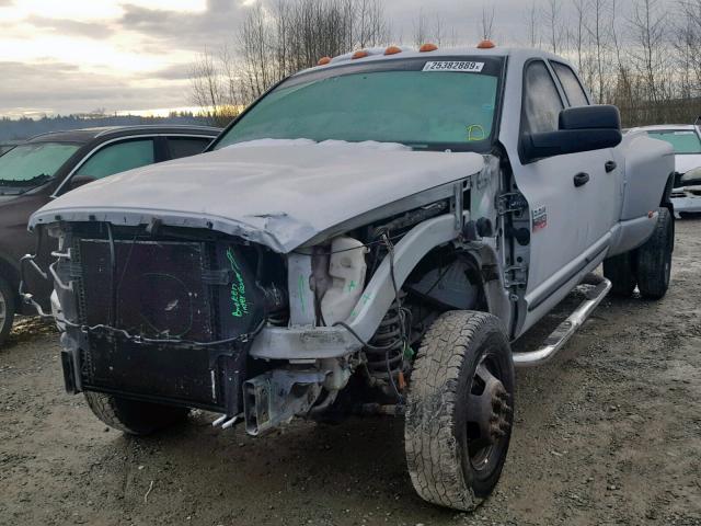 3D7MX48A07G836808 - 2007 DODGE RAM 3500 S SILVER photo 2