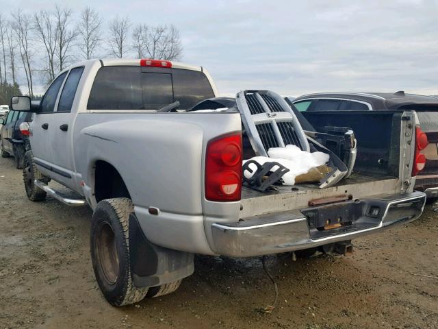 3D7MX48A07G836808 - 2007 DODGE RAM 3500 S SILVER photo 3