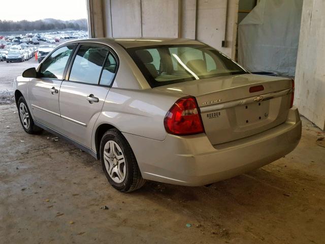 1G1ZS51F26F147047 - 2006 CHEVROLET MALIBU LS SILVER photo 3