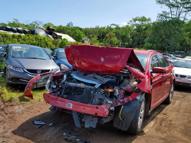 1FAHP2EW4CG111093 - 2012 FORD TAURUS SEL RED photo 2