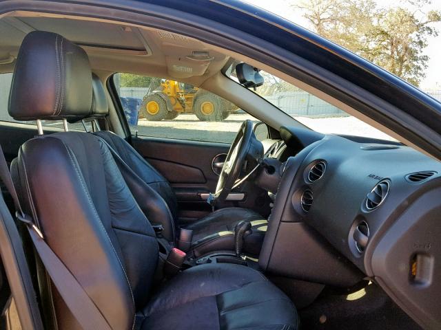 2G2WC58C981176949 - 2008 PONTIAC GRAND PRIX BLACK photo 5