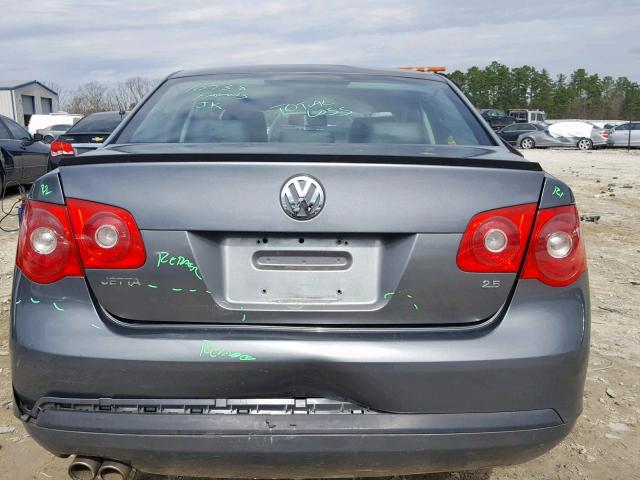 3VWRF71K46M703599 - 2006 VOLKSWAGEN JETTA 2.5 GRAY photo 9