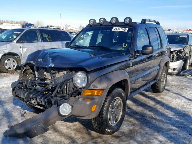 1J8GL38K36W250795 - 2006 JEEP LIBERTY RE ყავისფერი ფოტო 2