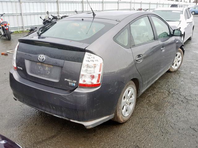 JTDKB20U883408029 - 2008 TOYOTA PRIUS CHARCOAL photo 4