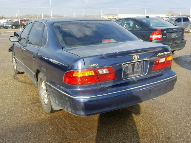 4T1BF18B5WU233369 - 1998 TOYOTA AVALON BLUE photo 3