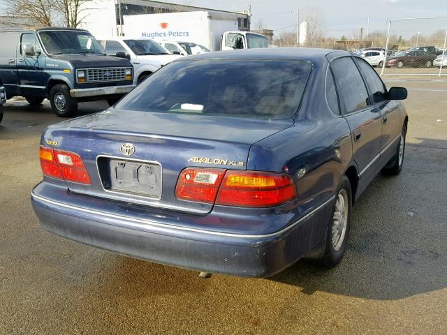 4T1BF18B5WU233369 - 1998 TOYOTA AVALON BLUE photo 4