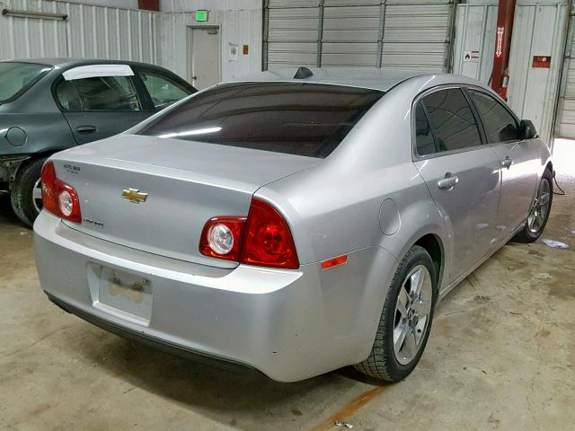 1G1ZA5EU3CF230817 - 2012 CHEVROLET MALIBU LS SILVER photo 4
