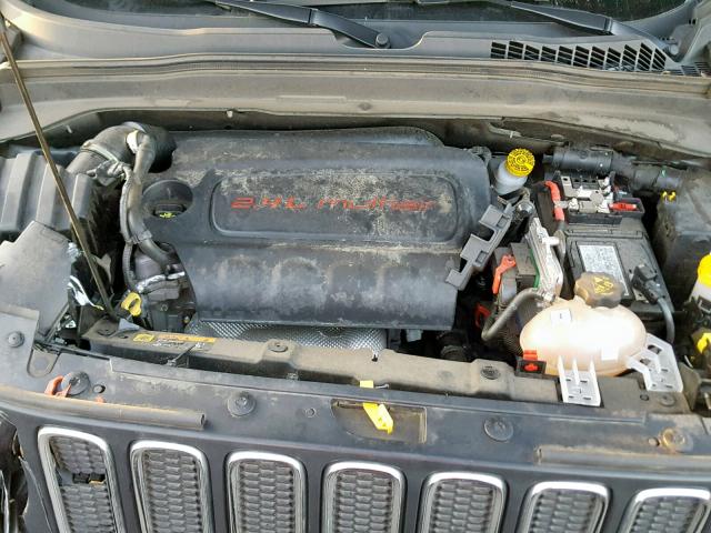 ZACCJAAB3HPF14088 - 2017 JEEP RENEGADE S GRAY photo 7