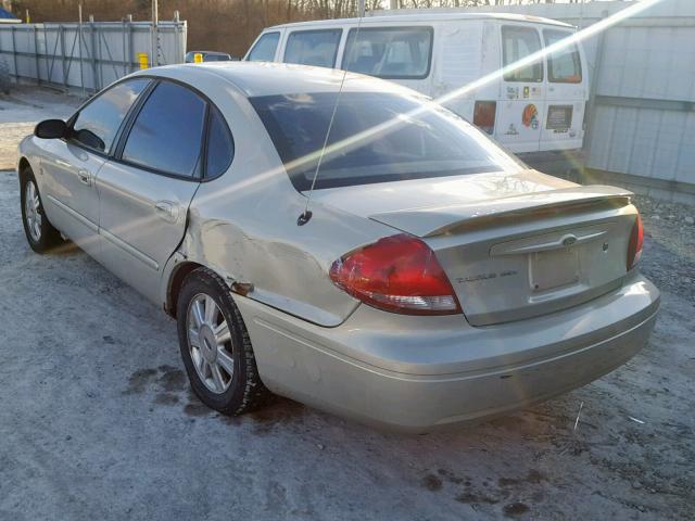 1FAHP56SX4A204878 - 2004 FORD TAURUS SEL BROWN photo 3