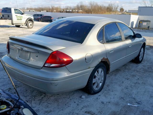 1FAHP56SX4A204878 - 2004 FORD TAURUS SEL BROWN photo 4