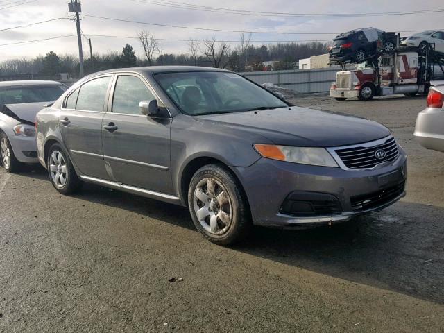 KNAGE228495338139 - 2009 KIA OPTIMA LX GRAY photo 1