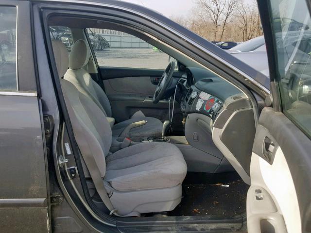 KNAGE228495338139 - 2009 KIA OPTIMA LX GRAY photo 5