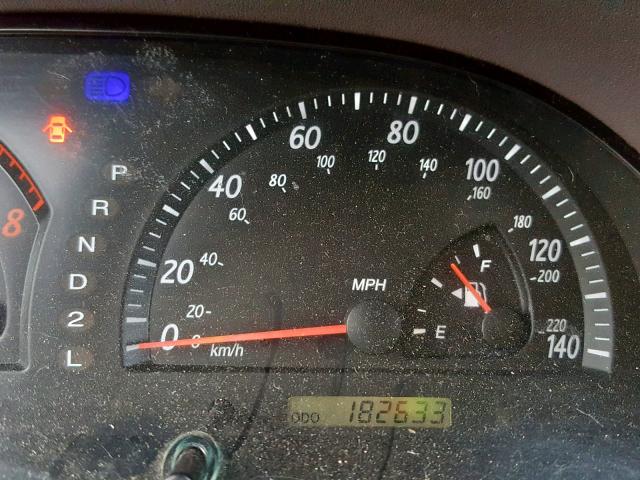 JTDBE32K720040136 - 2002 TOYOTA CAMRY LE WHITE photo 8