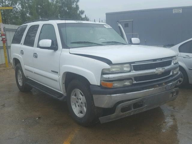 1GNEK13Z22J152883 - 2002 CHEVROLET TAHOE K150 WHITE photo 1