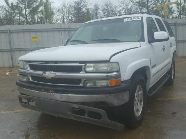 1GNEK13Z22J152883 - 2002 CHEVROLET TAHOE K150 WHITE photo 2