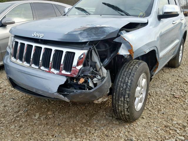 1C4RJEAG0CC316790 - 2012 JEEP GRAND CHER BLUE photo 9