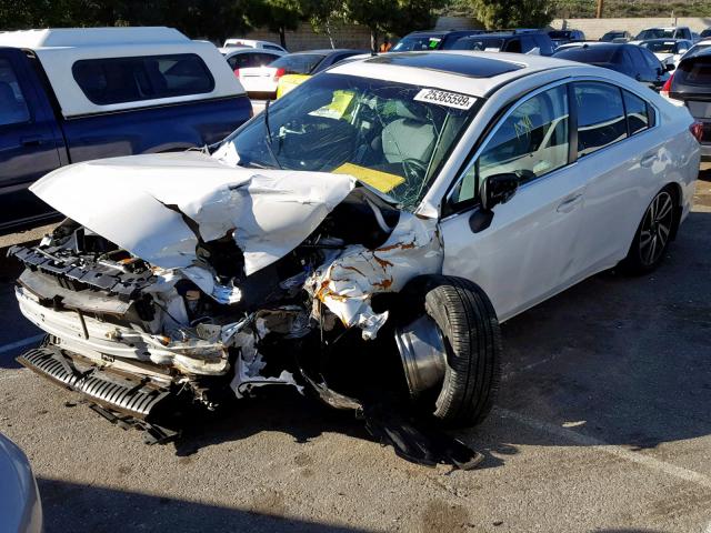 4S3BNAR65J3021269 - 2018 SUBARU LEGACY SPO WHITE photo 2