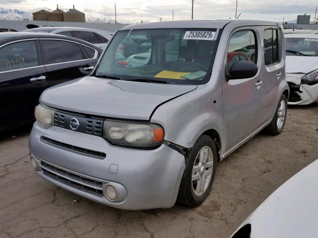 JN8AZ28R99T129668 - 2009 NISSAN CUBE BASE SILVER photo 2