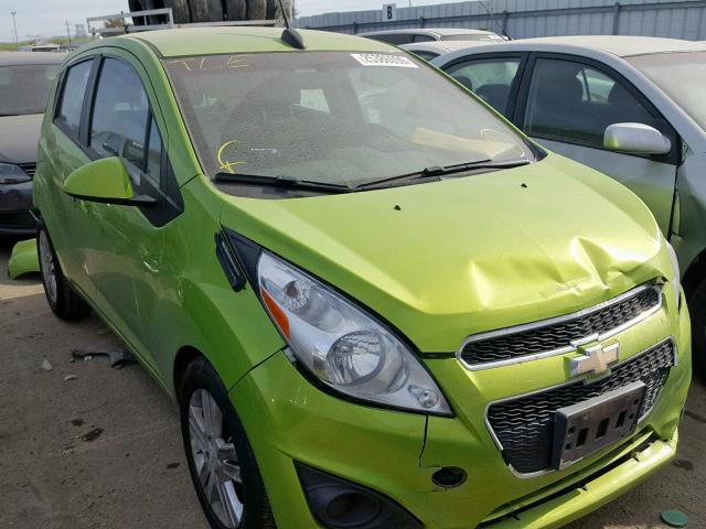 KL8CD6S97FC804554 - 2015 CHEVROLET SPARK 1LT GREEN photo 1