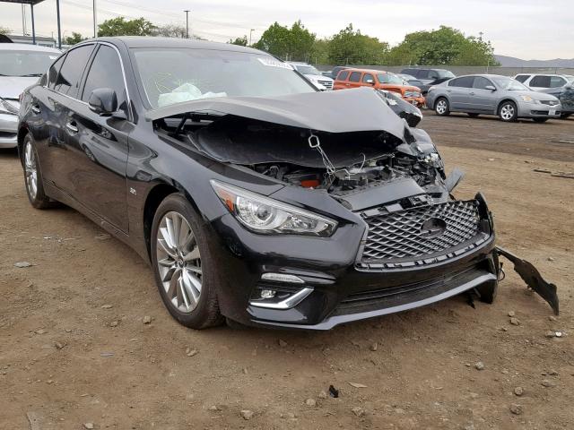 JN1EV7AP8JM365888 - 2018 INFINITI Q50 LUXE CHARCOAL photo 1