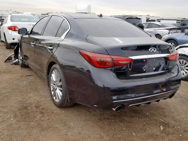 JN1EV7AP8JM365888 - 2018 INFINITI Q50 LUXE CHARCOAL photo 3