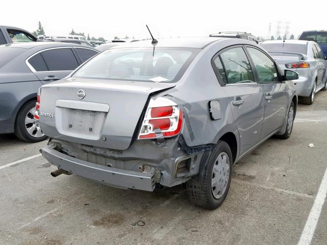 3N1AB61E98L663581 - 2008 NISSAN SENTRA 2.0 GRAY photo 4