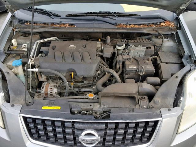 3N1AB61E98L663581 - 2008 NISSAN SENTRA 2.0 GRAY photo 7