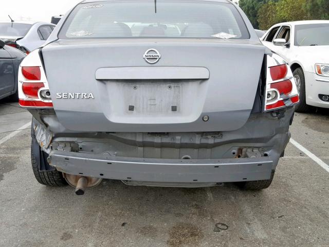 3N1AB61E98L663581 - 2008 NISSAN SENTRA 2.0 GRAY photo 9