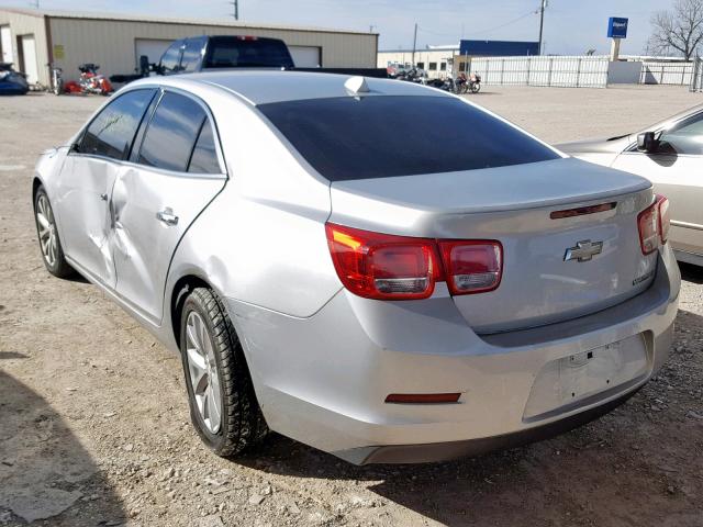 1G11E5SAXDF266775 - 2013 CHEVROLET MALIBU 2LT SILVER photo 3