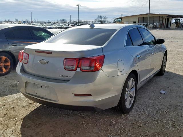 1G11E5SAXDF266775 - 2013 CHEVROLET MALIBU 2LT SILVER photo 4