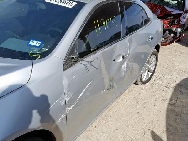 1G11E5SAXDF266775 - 2013 CHEVROLET MALIBU 2LT SILVER photo 9