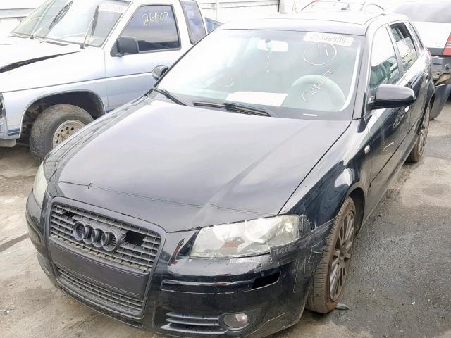 WAUMF78P26A002276 - 2006 AUDI A3 2.0 SPO BLACK photo 2