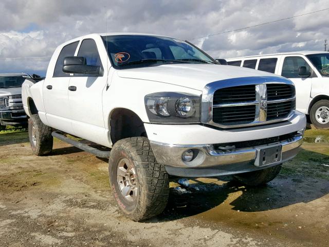 3D7KS29C37G700554 - 2007 DODGE RAM 2500 WHITE photo 1