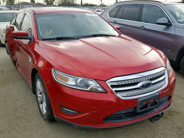 1FAHP2EWXAG113413 - 2010 FORD TAURUS SEL RED photo 1