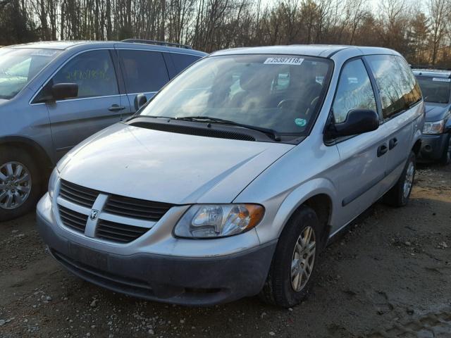 1D4GP25B37B236045 - 2007 DODGE CARAVAN SE SILVER photo 2