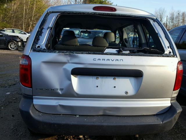 1D4GP25B37B236045 - 2007 DODGE CARAVAN SE SILVER photo 9