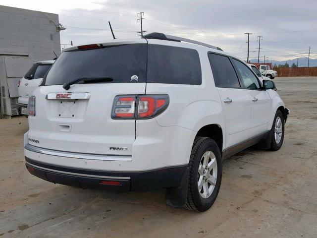 1GKKVPKD9GJ183460 - 2016 GMC ACADIA SLE WHITE photo 4