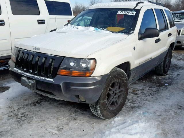 1J4GW48SX4C336618 - 2004 JEEP GRAND CHER WHITE photo 2