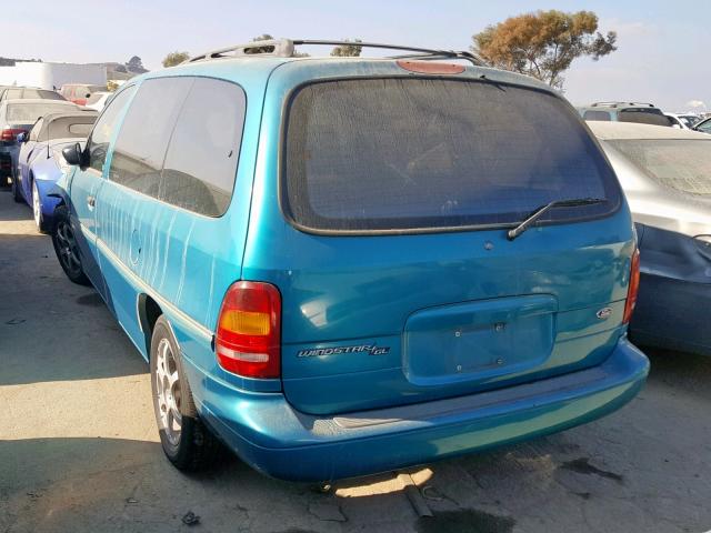 2FMDA5140SBA15656 - 1995 FORD WINDSTAR W BLUE photo 3