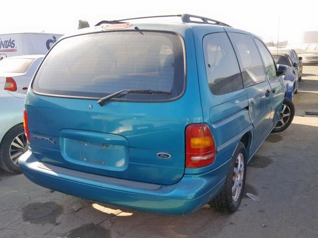 2FMDA5140SBA15656 - 1995 FORD WINDSTAR W BLUE photo 4