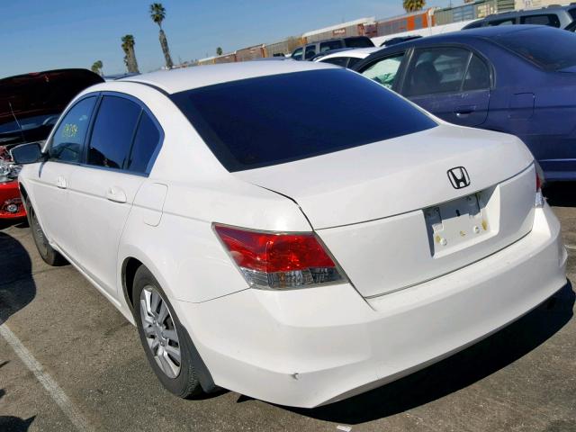 1HGCP26379A069783 - 2009 HONDA ACCORD LX WHITE photo 3