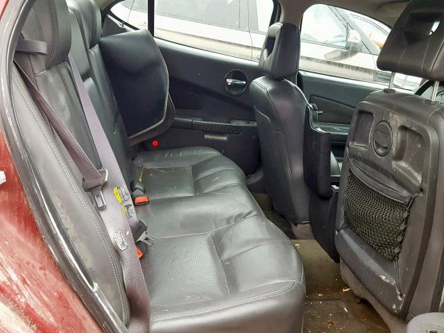 2G2WS522341260309 - 2004 PONTIAC GRAND PRIX MAROON photo 6