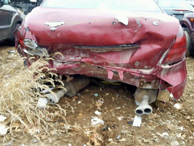 2G2WS522341260309 - 2004 PONTIAC GRAND PRIX MAROON photo 9