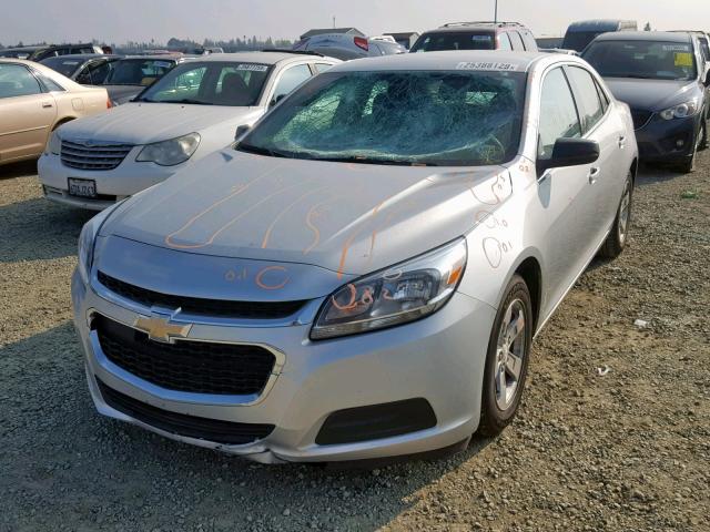 1G11A5SA2GF118104 - 2016 CHEVROLET MALIBU LIM SILVER photo 2